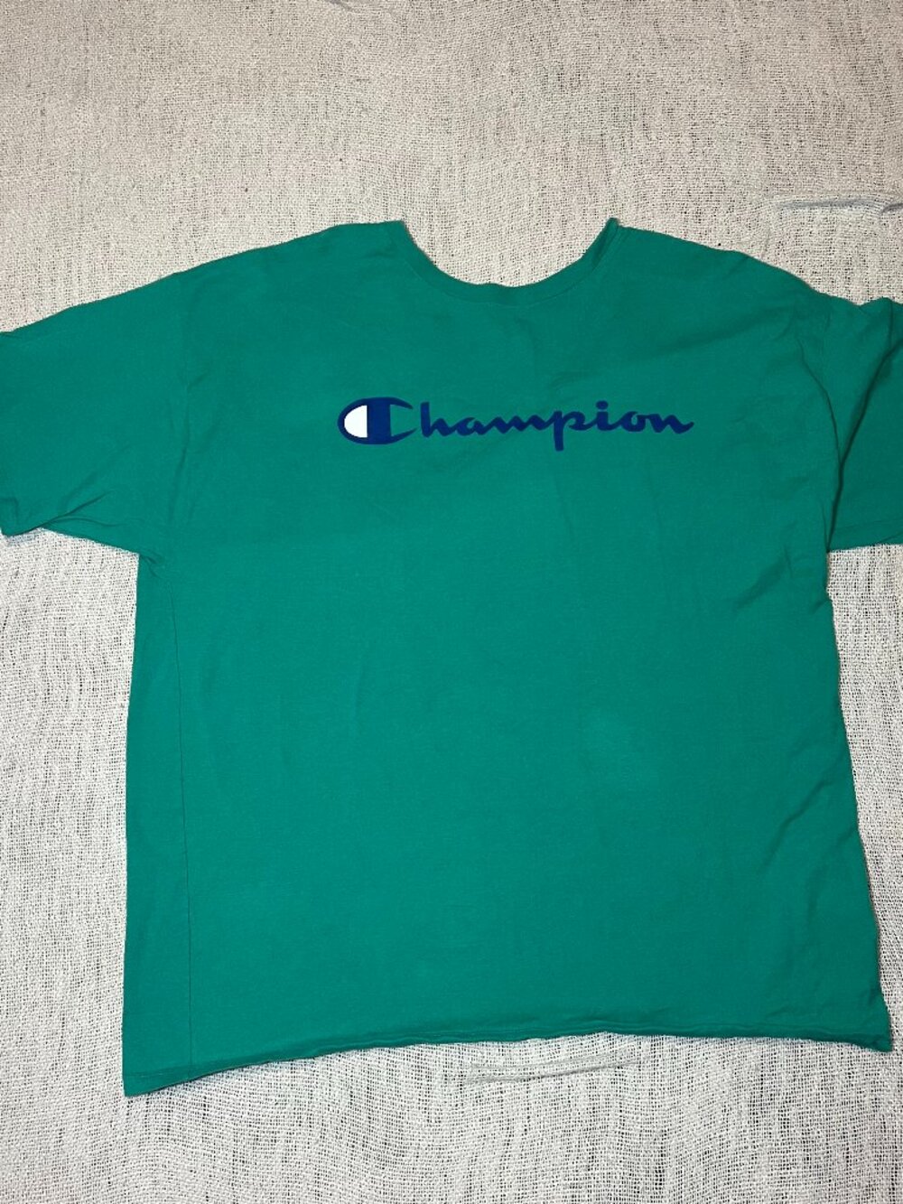 Champion Logo Graphic T-Shirt  Green 2XL